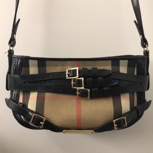 Burberry Buckle Detail Cross Body Bag